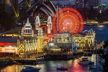 Ghé thăm công viên Luna Park ở Sydney